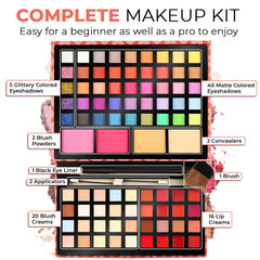 Toysical 86-colors palette shows versatile shades for teens' creative looks.