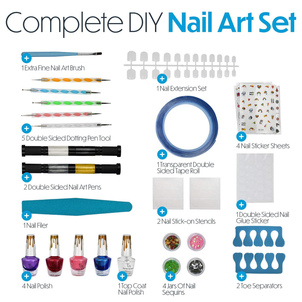 Toysical nail polish colors swatches, ready for vibrant at-home nail art sessions.