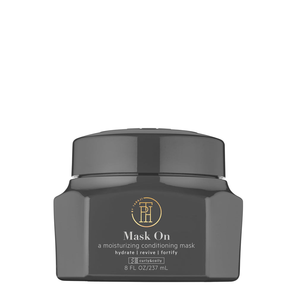 TPH by Taraji Mask On Conditioning Hair Mask front jar view for nourishing hair care