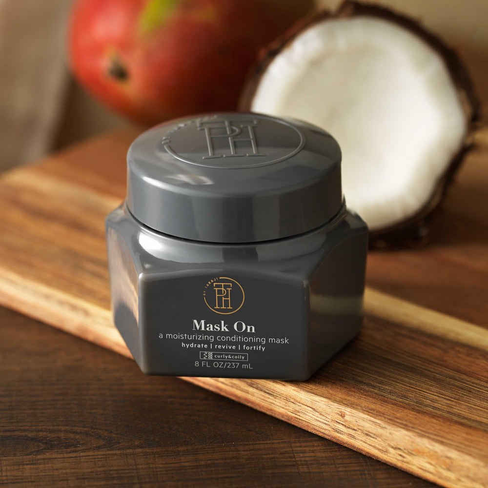 TPH by Taraji Mask On Conditioning Hair Mask mango-scent aroma enhances at-home spa vibes