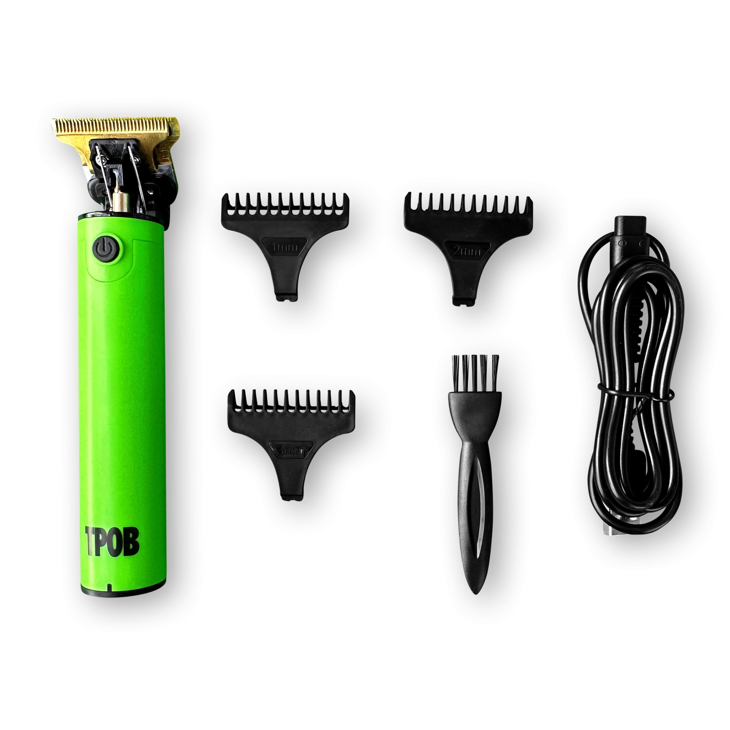 tpob ghost trimmer color coded guards illustrates easy length selection for family trims
