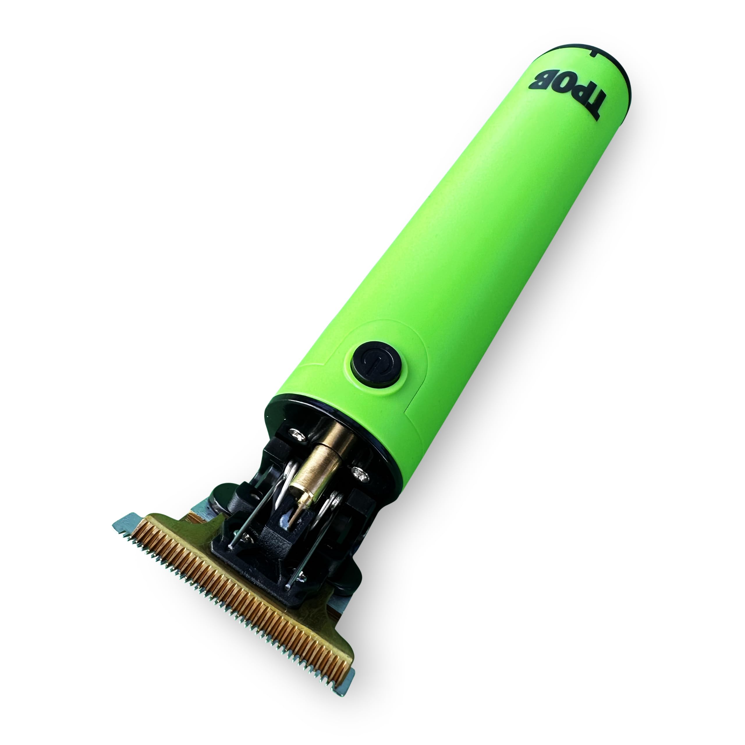 tpob ghost trimmer in use skin demonstrates skin friendly trimming suitable for sensitive skin