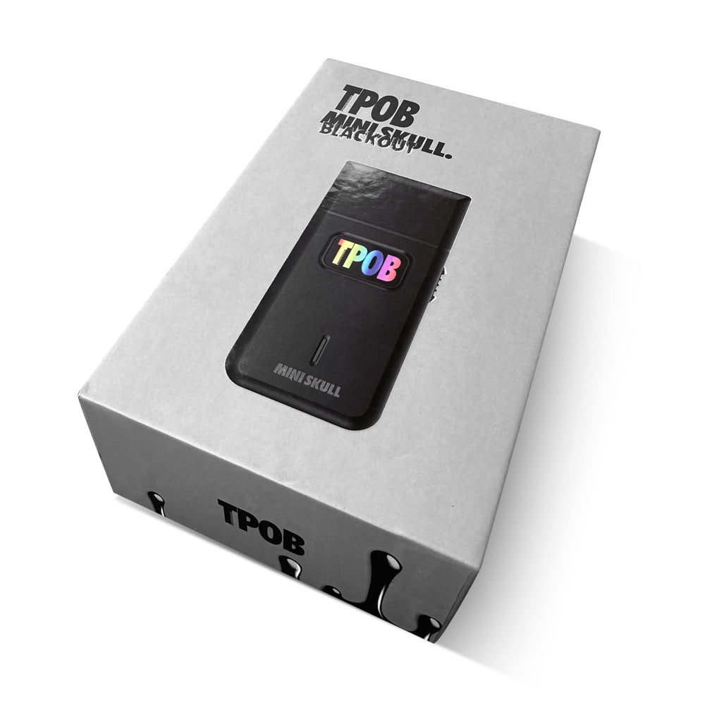 TPOB Mini Skull Single Shaver black finish adds sleek style