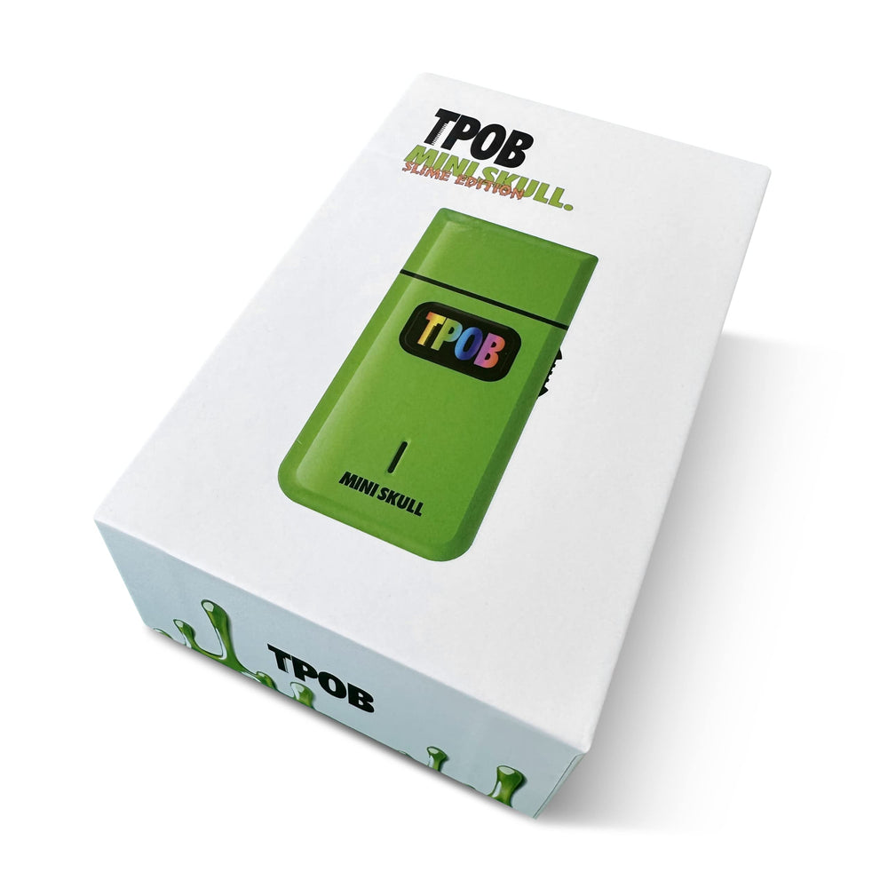 TPOB Mini Skull Single Shaver in-use at a grooming station for quick touch-ups.