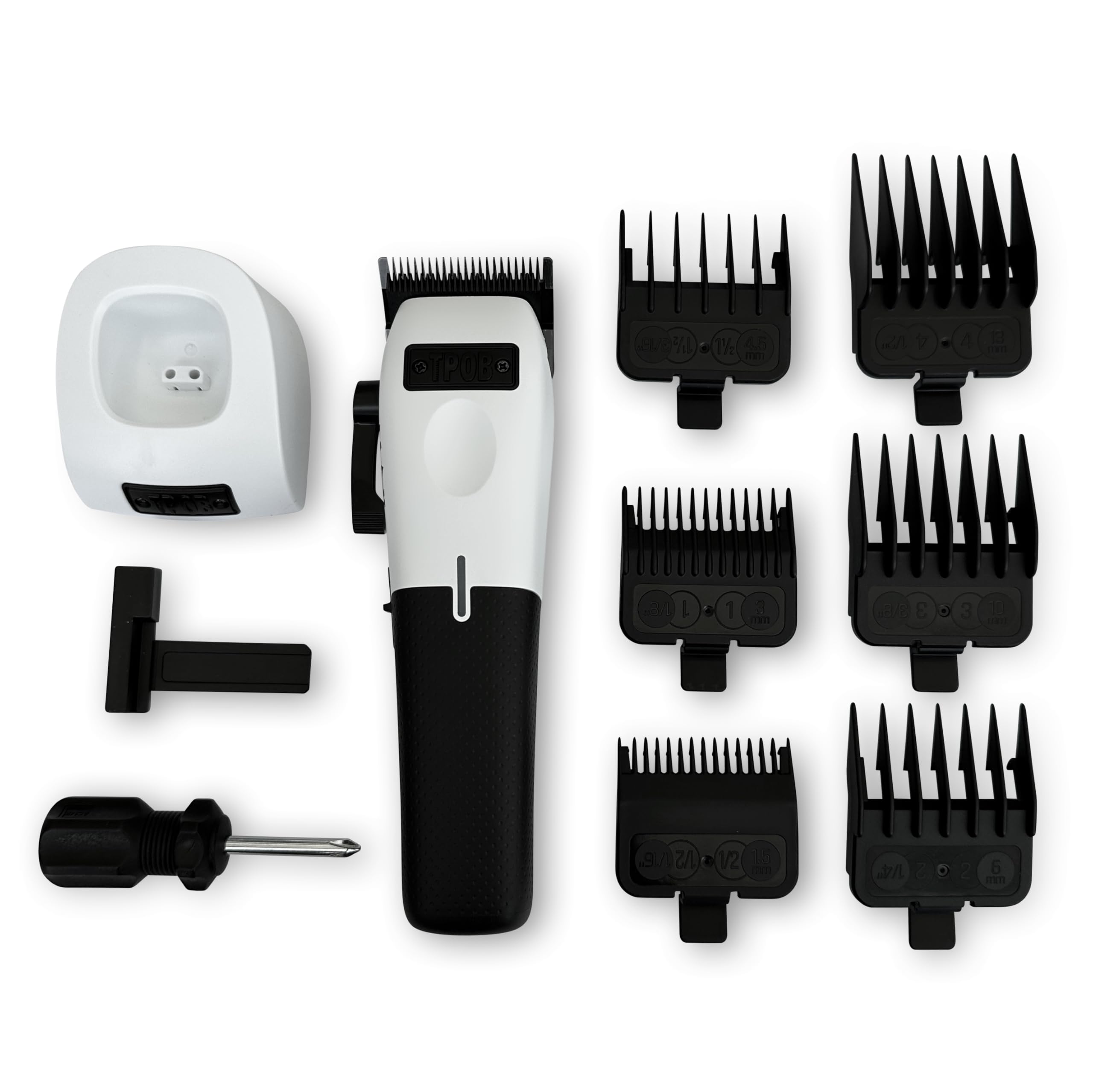 TPOB Play Barber Clippers dial speed shows dual speed control for versatile styling.