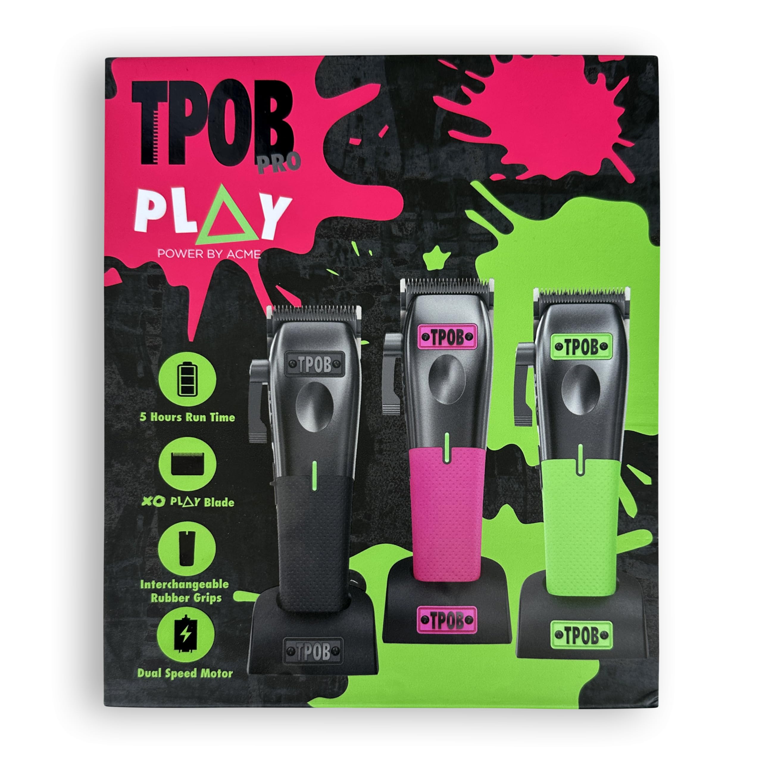 TPOB Play barber kit with color customization options