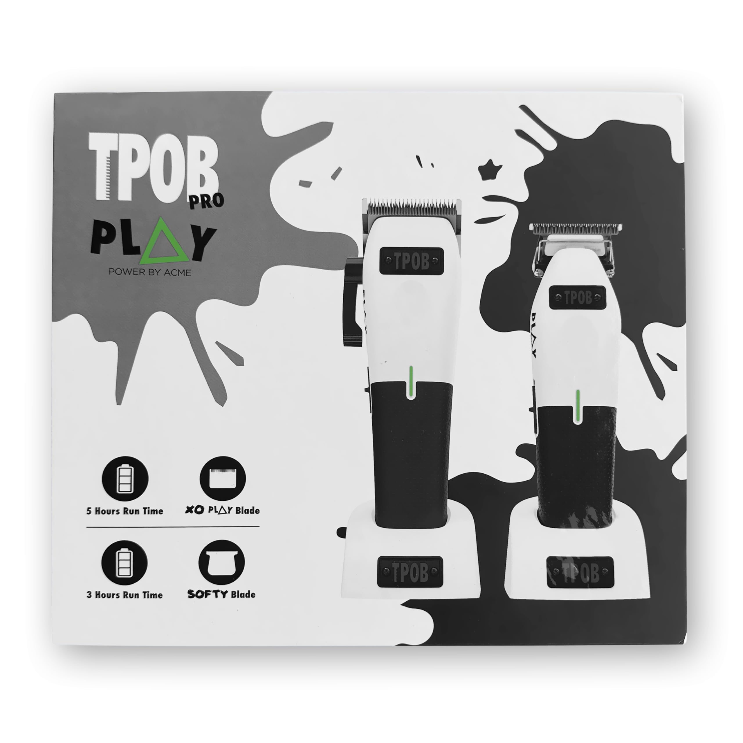 TPOB Play dual speed settings display for versatile trimming