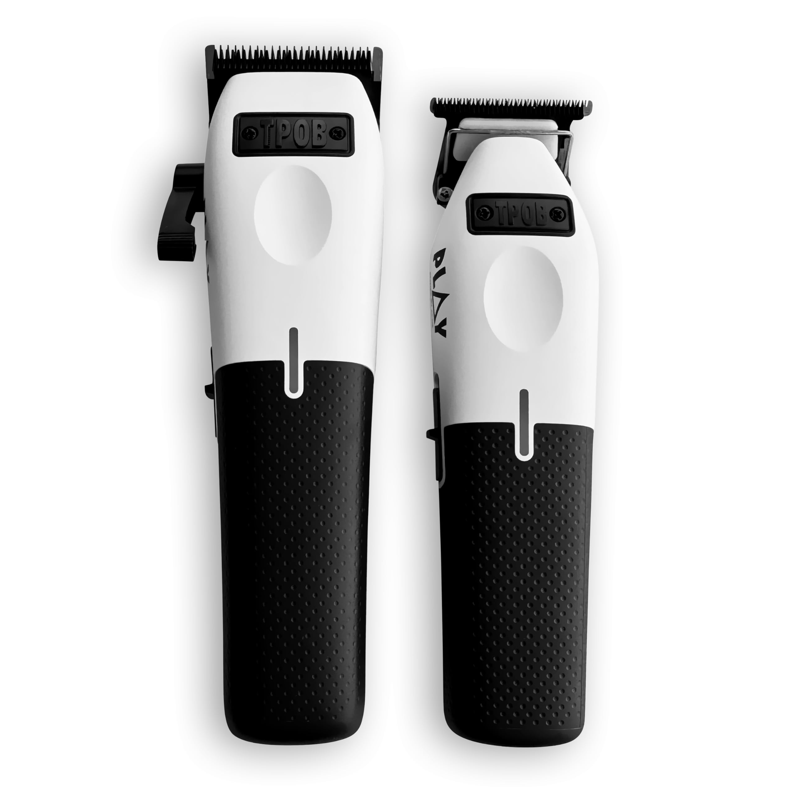 TPOB Play rubber grips close up for secure comfortable hold