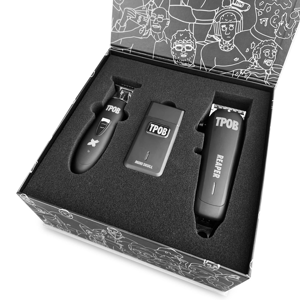 TPOB Slime 2 Black clipper ergonomic handle for comfortable grip