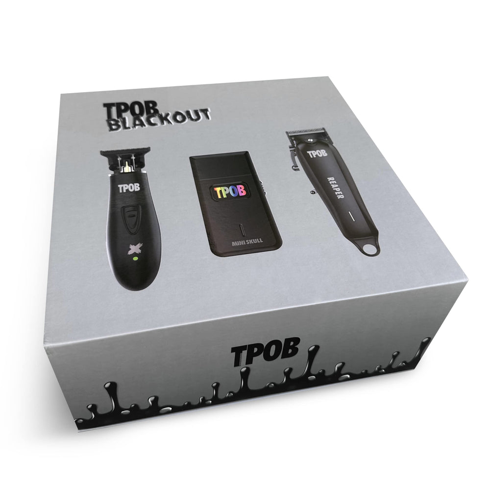 TPOB Slime 2 Black clipper steel blades for cooler, sharper cuts