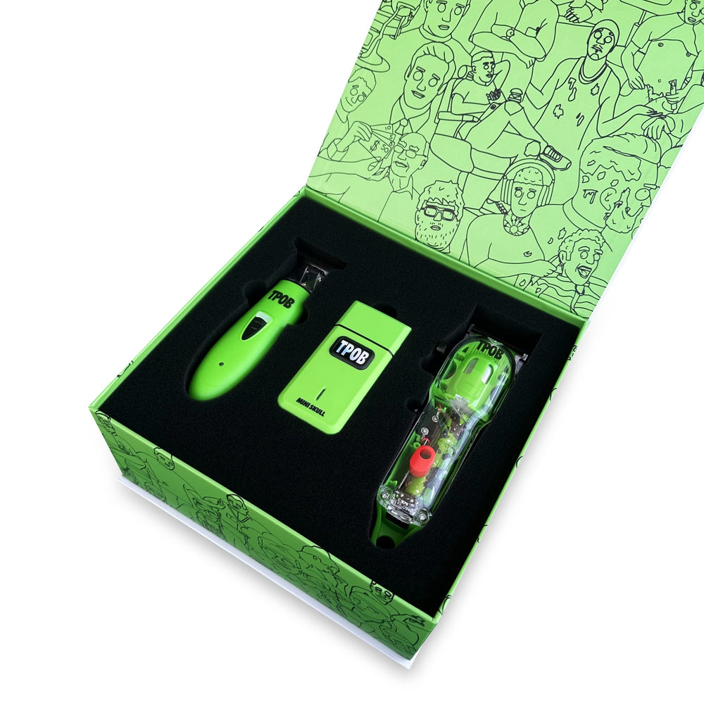 TPOB Slime 2 clipper side view showing ergonomic grip for comfort.