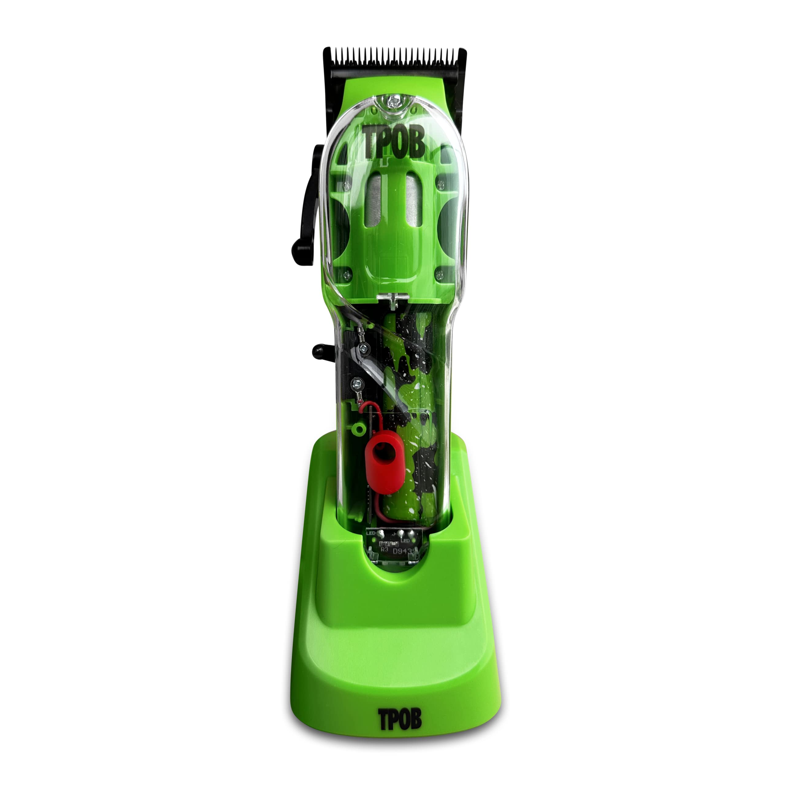 TPOB Slime 2 with matte green case for portable professional styling.
