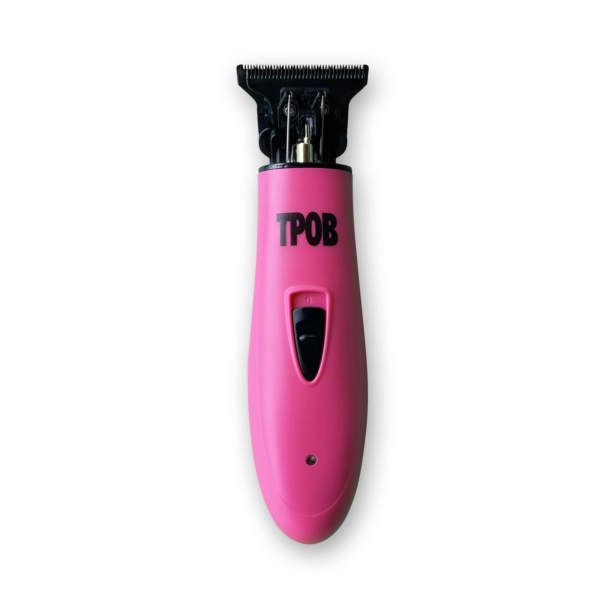 TPOB Slime 2 matte-pink barber set held in hand
