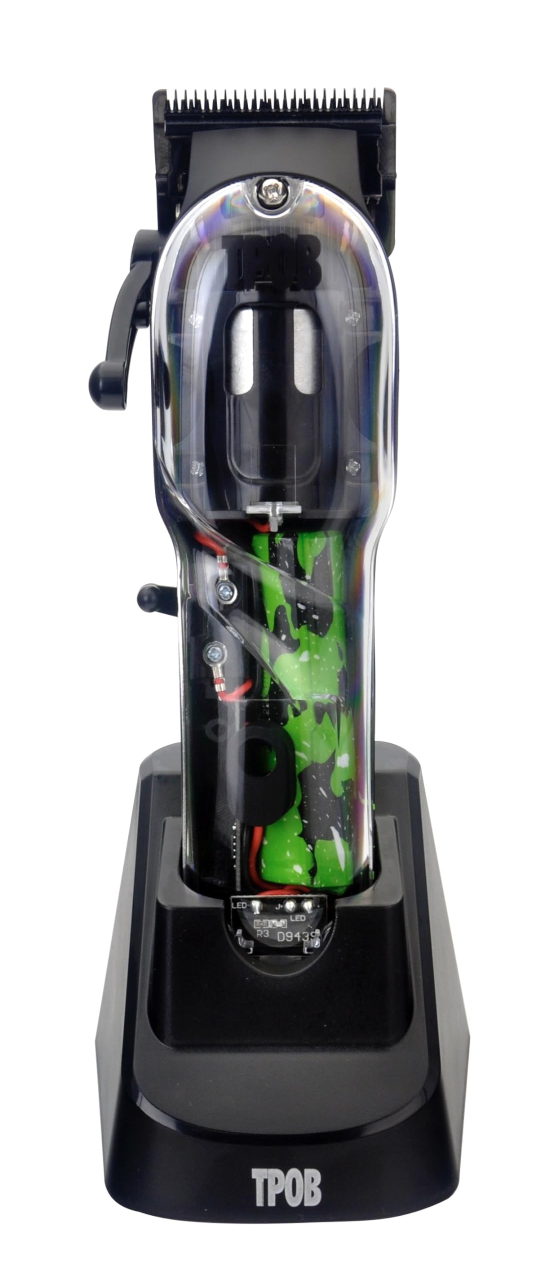 TPOB Slime 2 Pro Clippers main image shows black splatts for precise fades.
