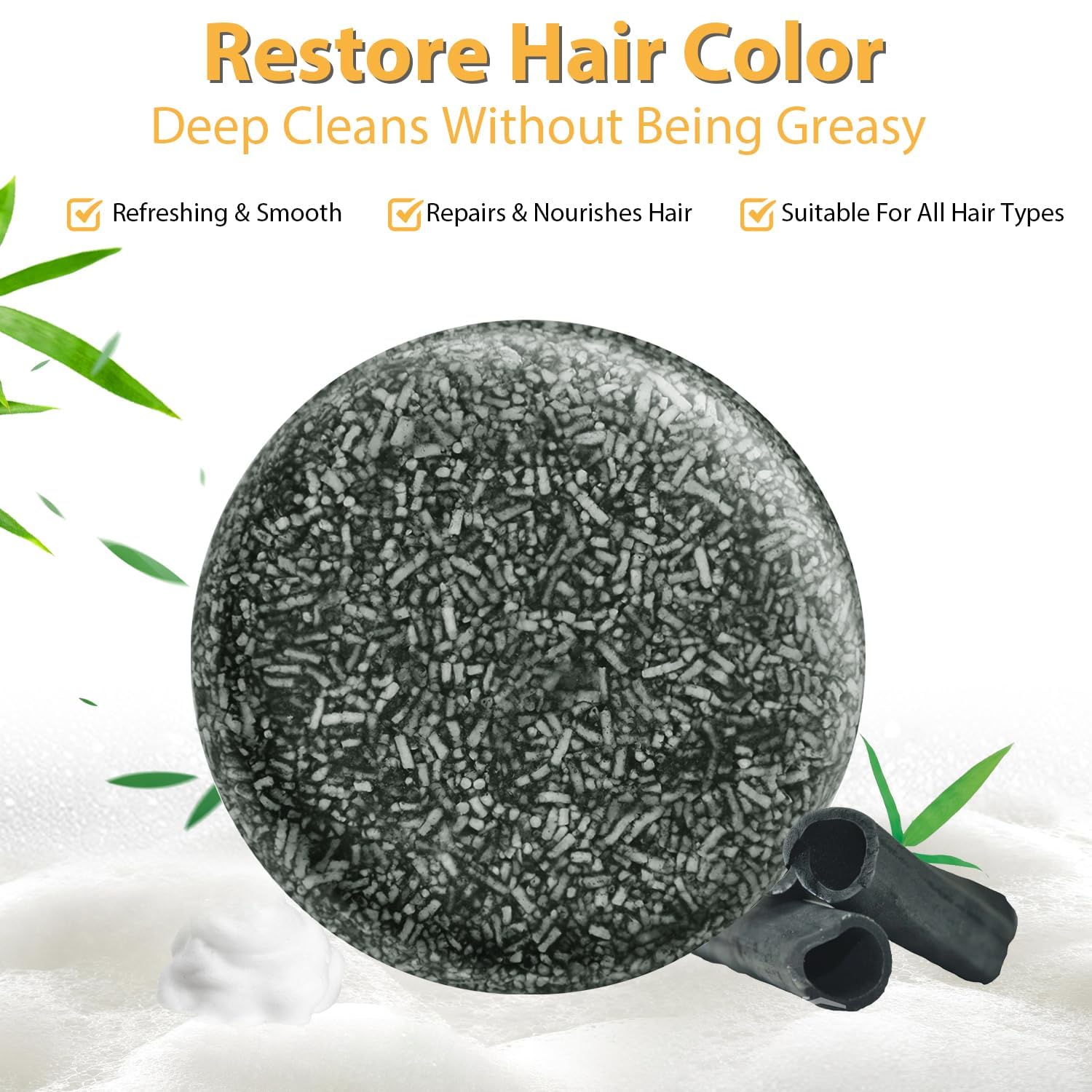TPTAL Gray Hair Reverse Bar before-after close-up hints at color improvement over time.