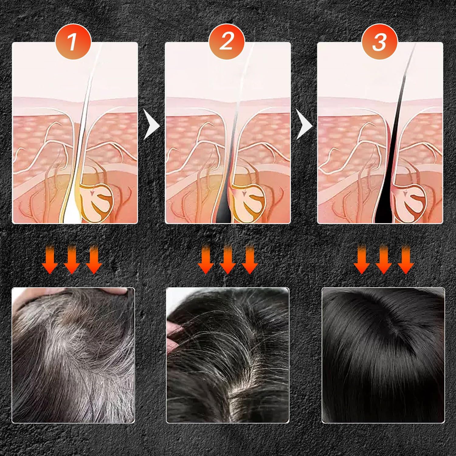 TPTAL Gray Hair Reverse Bar lathering action with rich foam for cleansing.