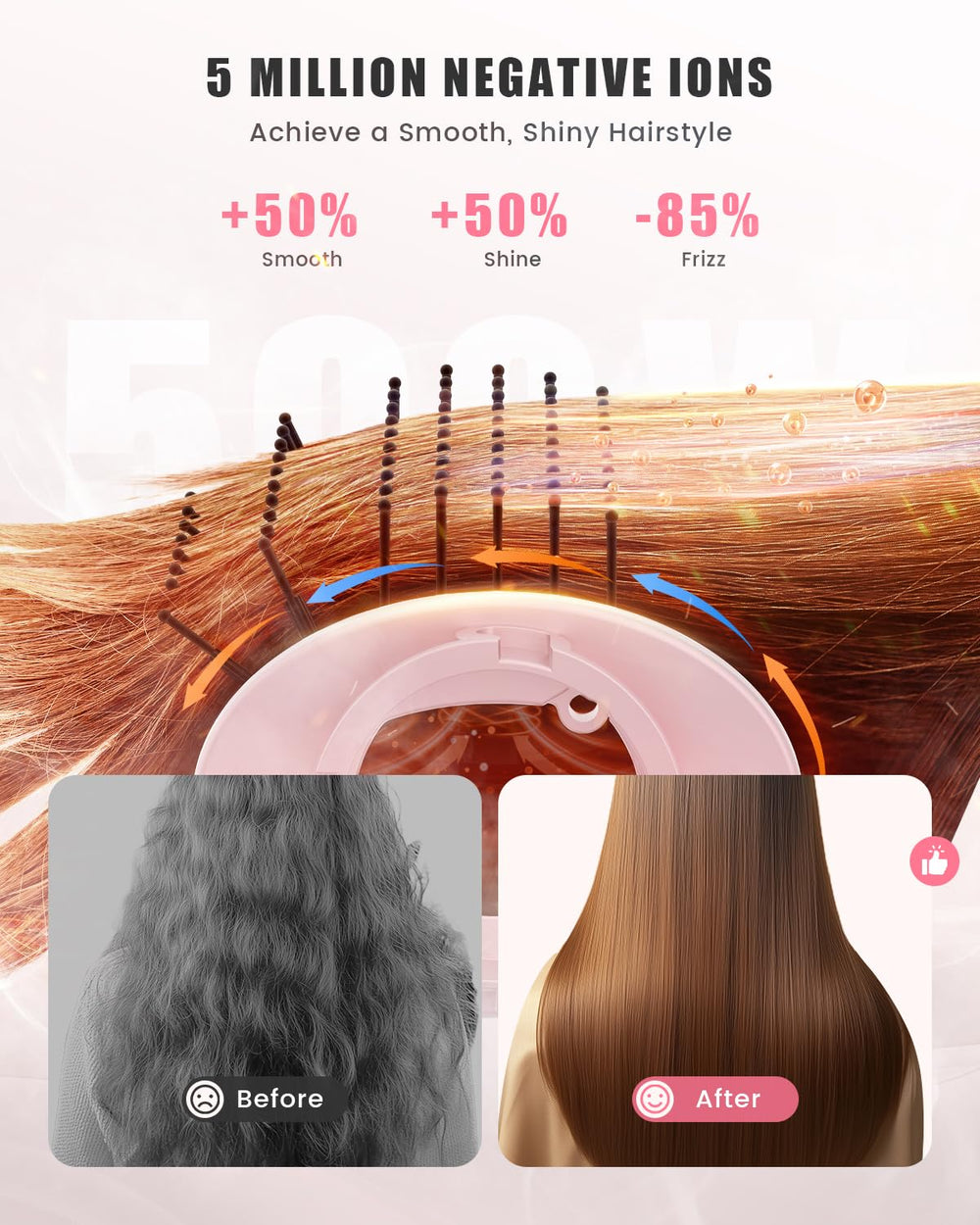 Tqcir auto-wrap curler directions image highlights versatile curling directions.