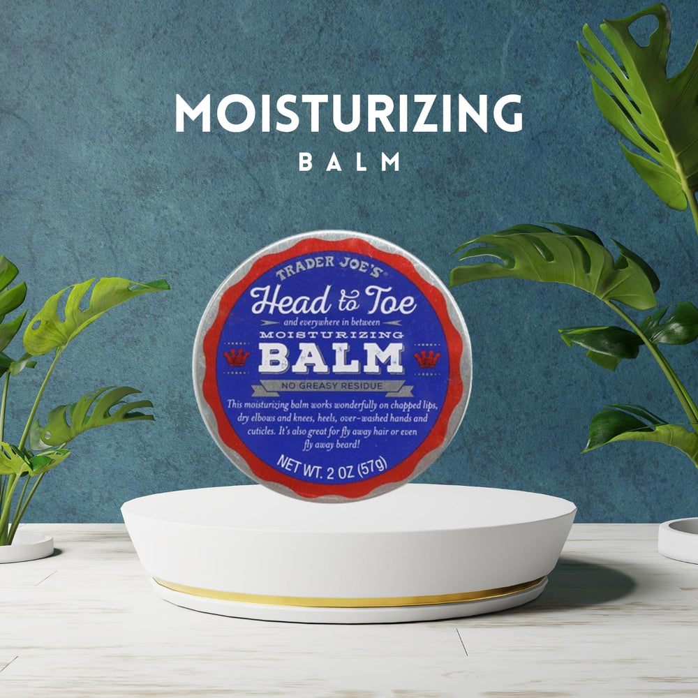 Trader Joe's balm-dry-elbow-knee highlights targeted hydration for rough joints.