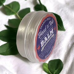 Trader Joe's balm-heels-skin emphasizes hydration for cracked heels and dry skin.