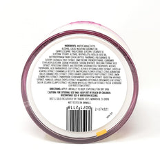 Trader Joe's Brazil Nut Body Butter ingredients panel featuring acai and guarana extracts