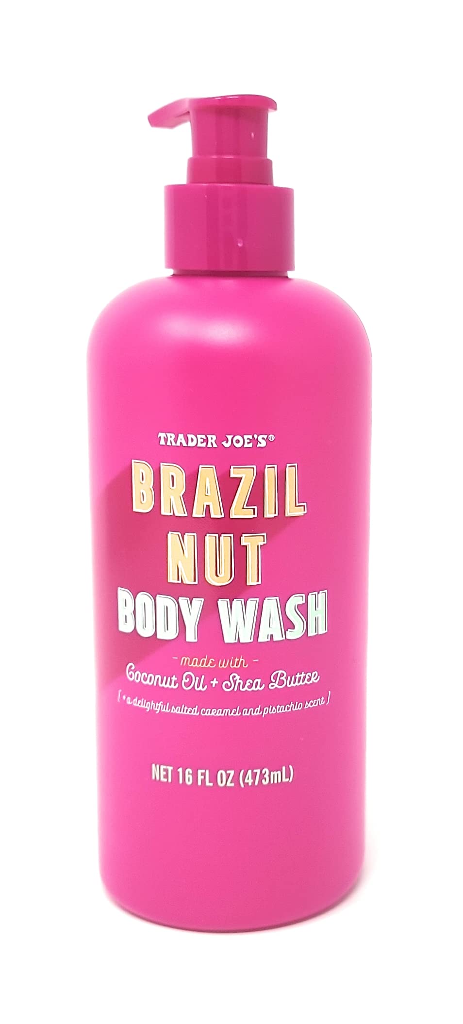 Trader Joe's Brazil Nut Body Wash creamy lather on hands shows moisturizing feel from shea butter.