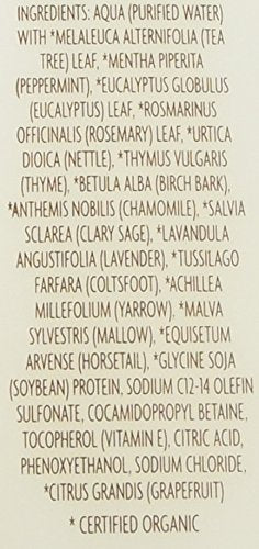 Trader Joe's Tea Tree shampoo lather image demonstrating refreshing cleanse