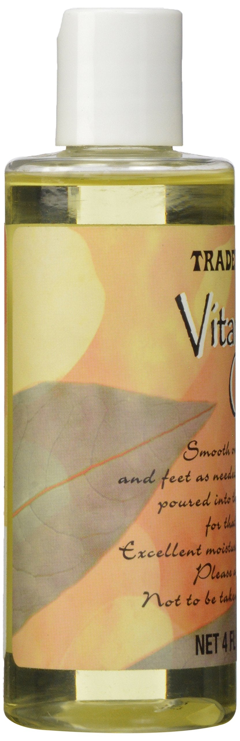 Trader Joe's Vitamin Oil E ingredients highlighted: soybean oil, coconut oil for hydration.