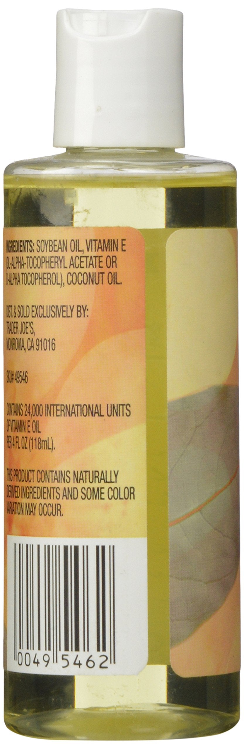 Trader Joe's Vitamin Oil E on hands and face provides nourishing feel.