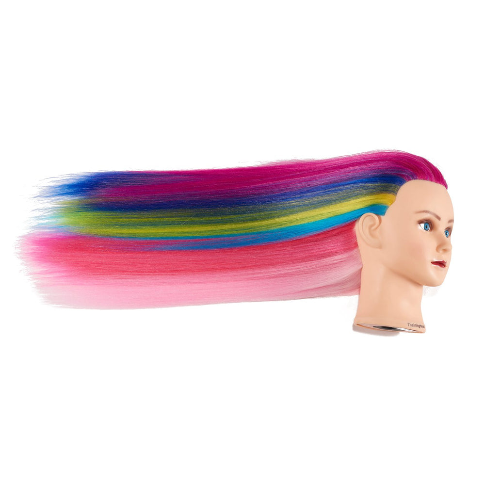 Training Head supports braiding and curling practice for technique development.