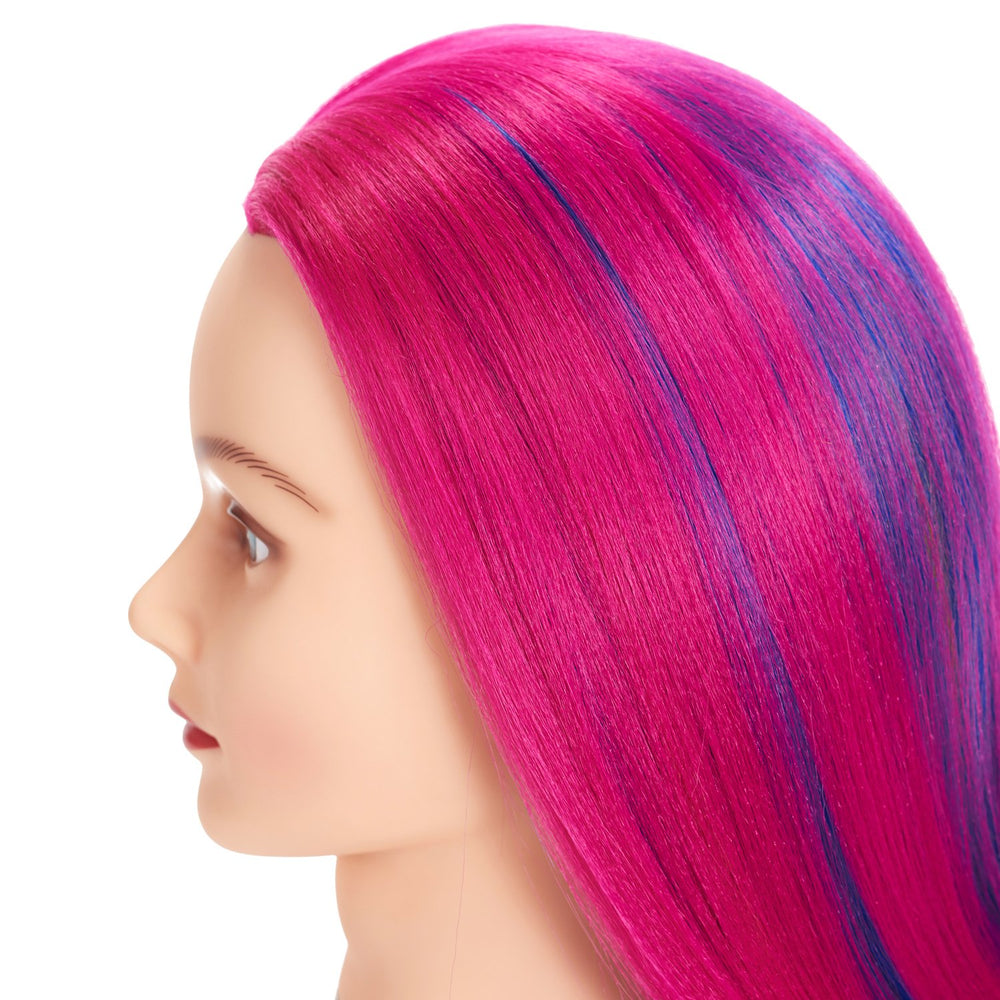 Training Head closeup shows high-temperature synthetic fiber detail for practice.