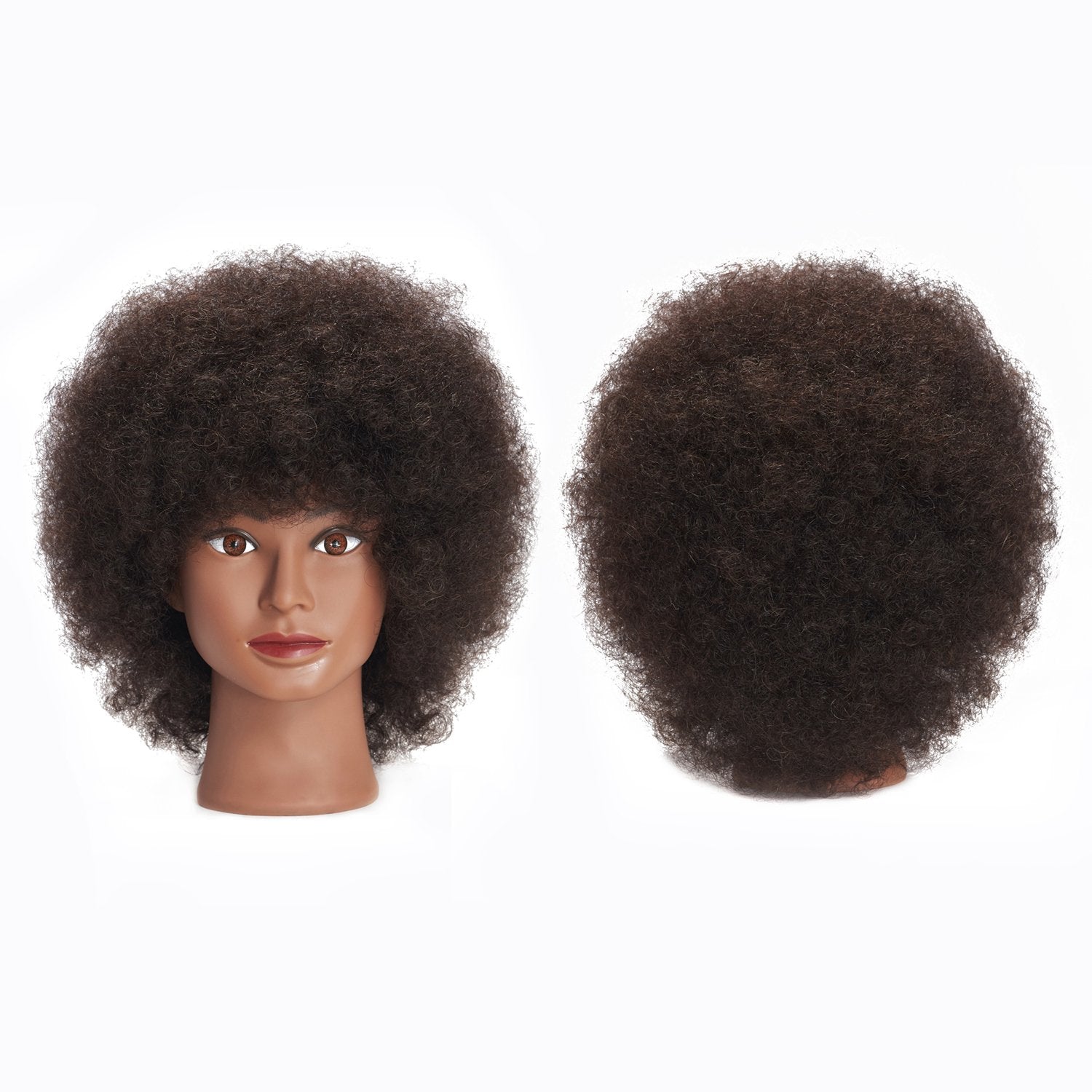 Traininghead mannequin head suitable for curling, dyeing, and advanced hair-styling experiments.