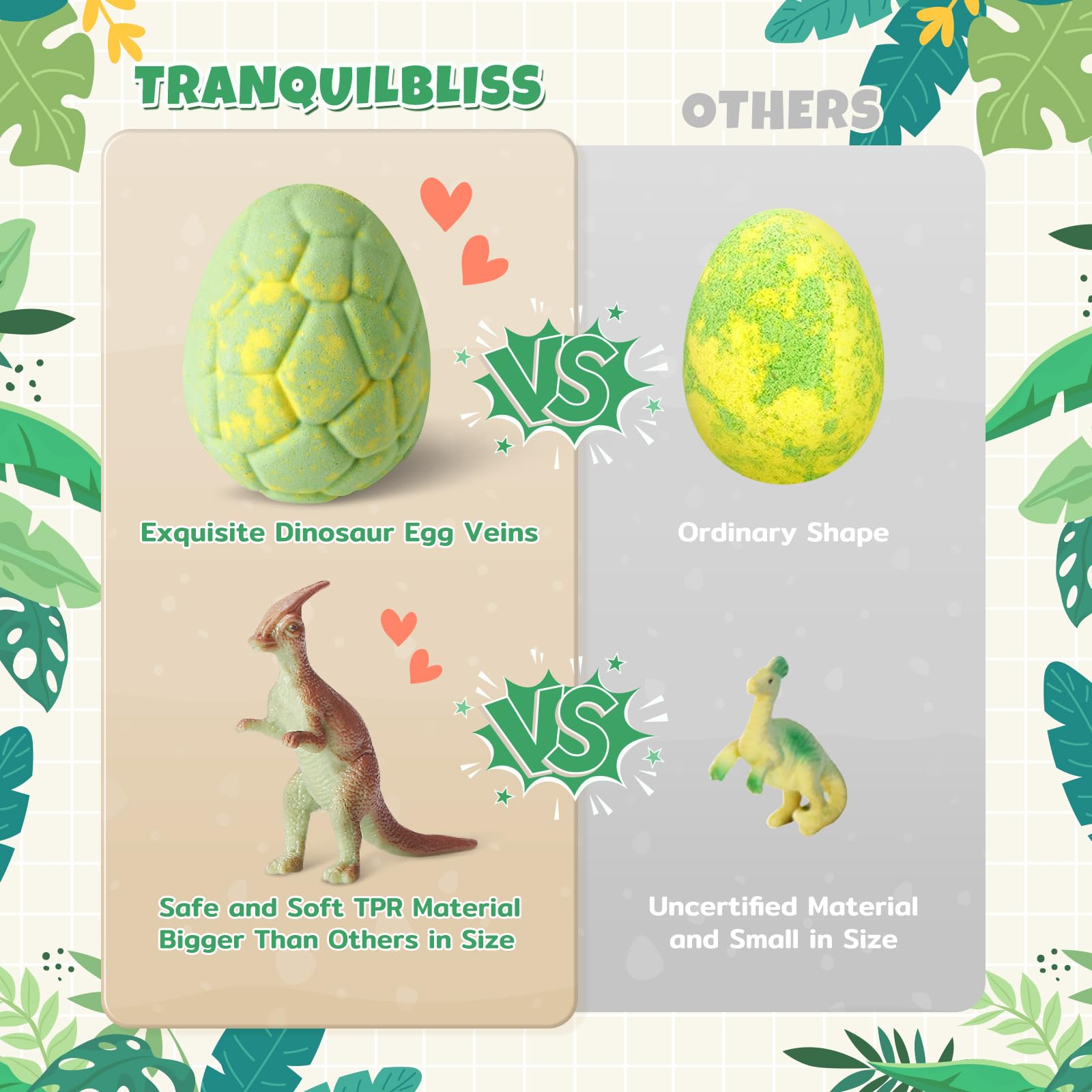 TranquilBliss educational-dinosaur-card invites learning during bath play.