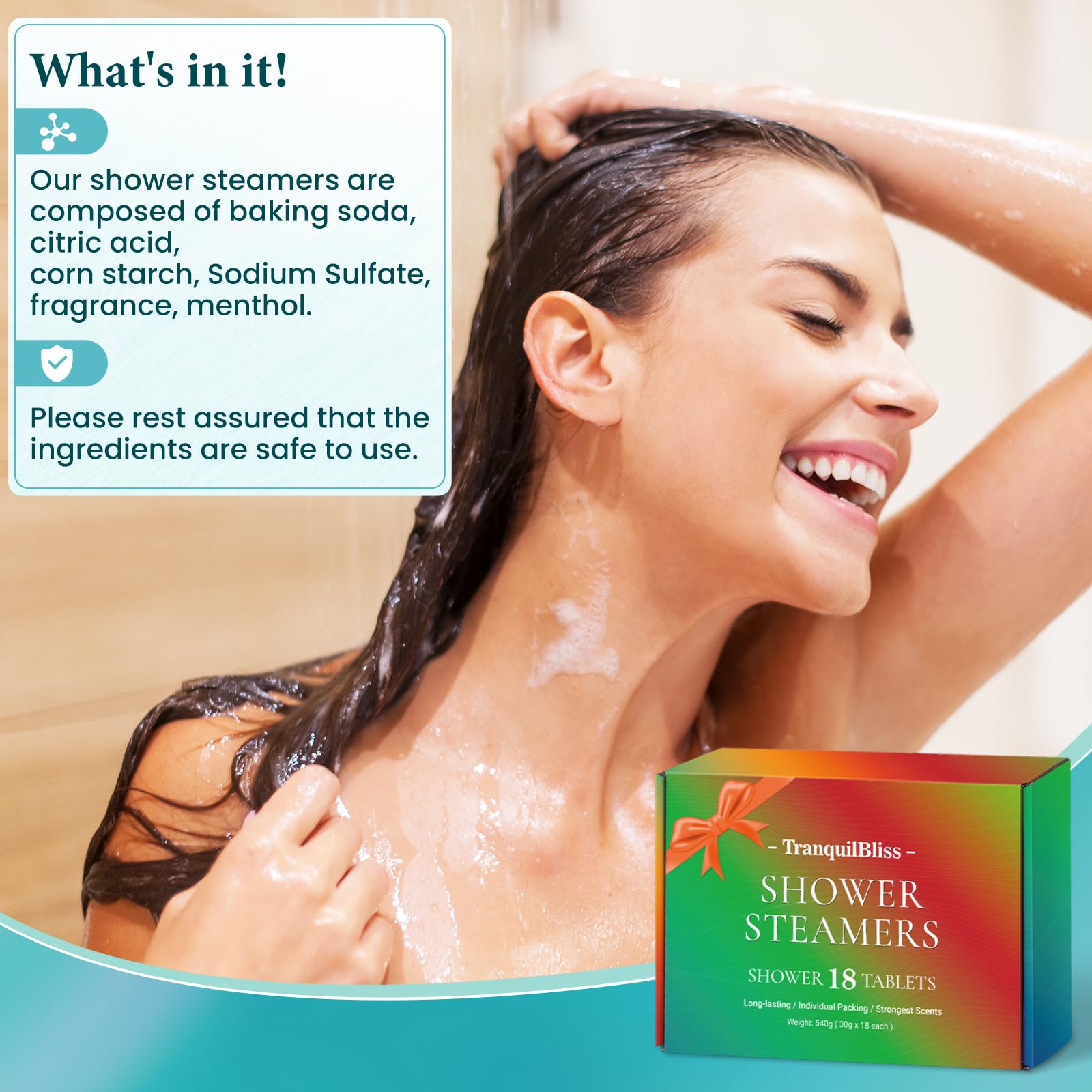 TranquilBliss rose-scent steamer evokes floral calm for spa-like bathroom moments.