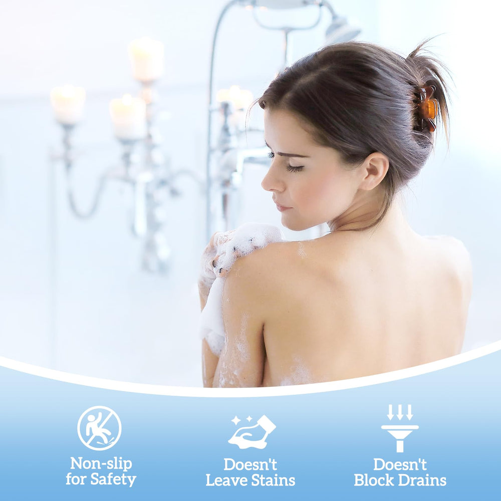 TranquilBliss shower steamer melts release fragrance, filling the bathroom.