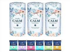 TranquilBliss shower steamer six-scent collection offers versatile daily relaxation.