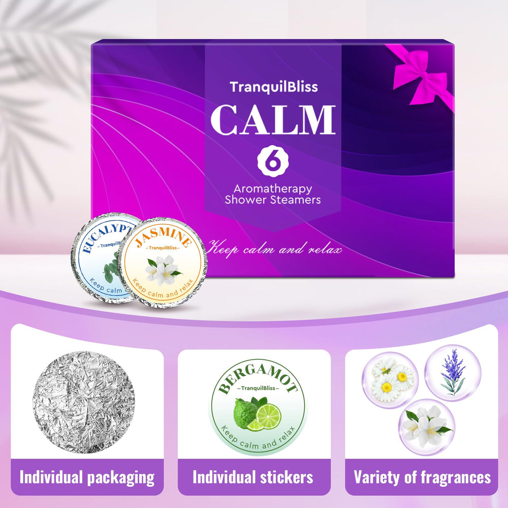 TranquilBliss box opened reveals individually wrapped tablets for freshness and convenience.