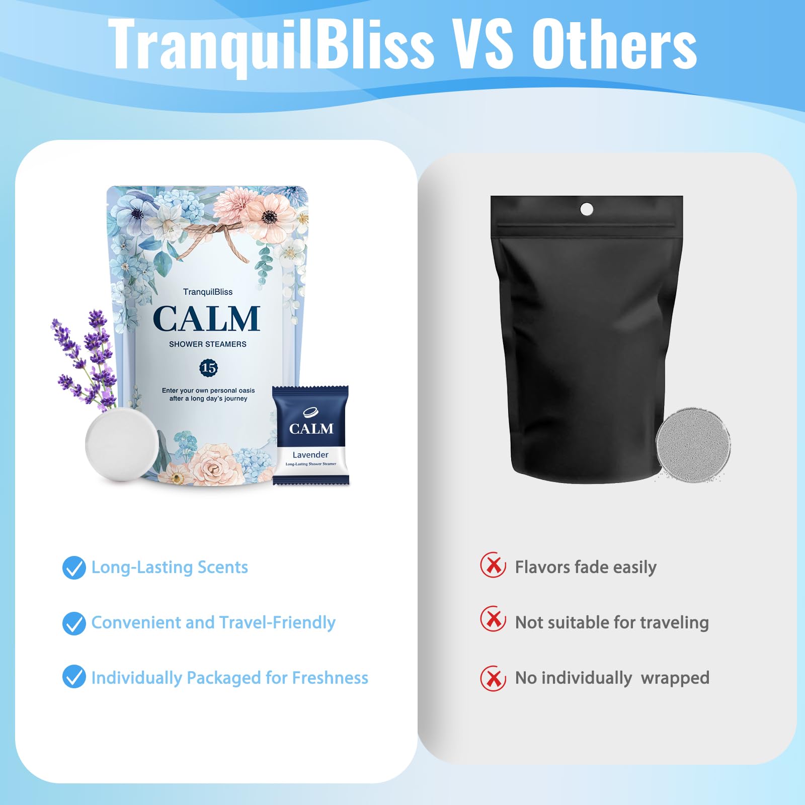TranquilBliss steamers placed in car for quick calm moments.