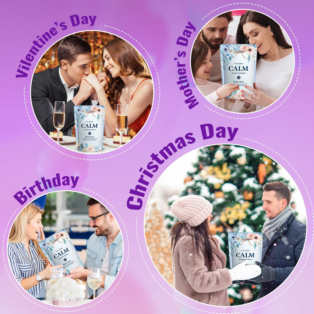 TranquilBliss gift-ready purple set image perfect for Mother's Day gifting.