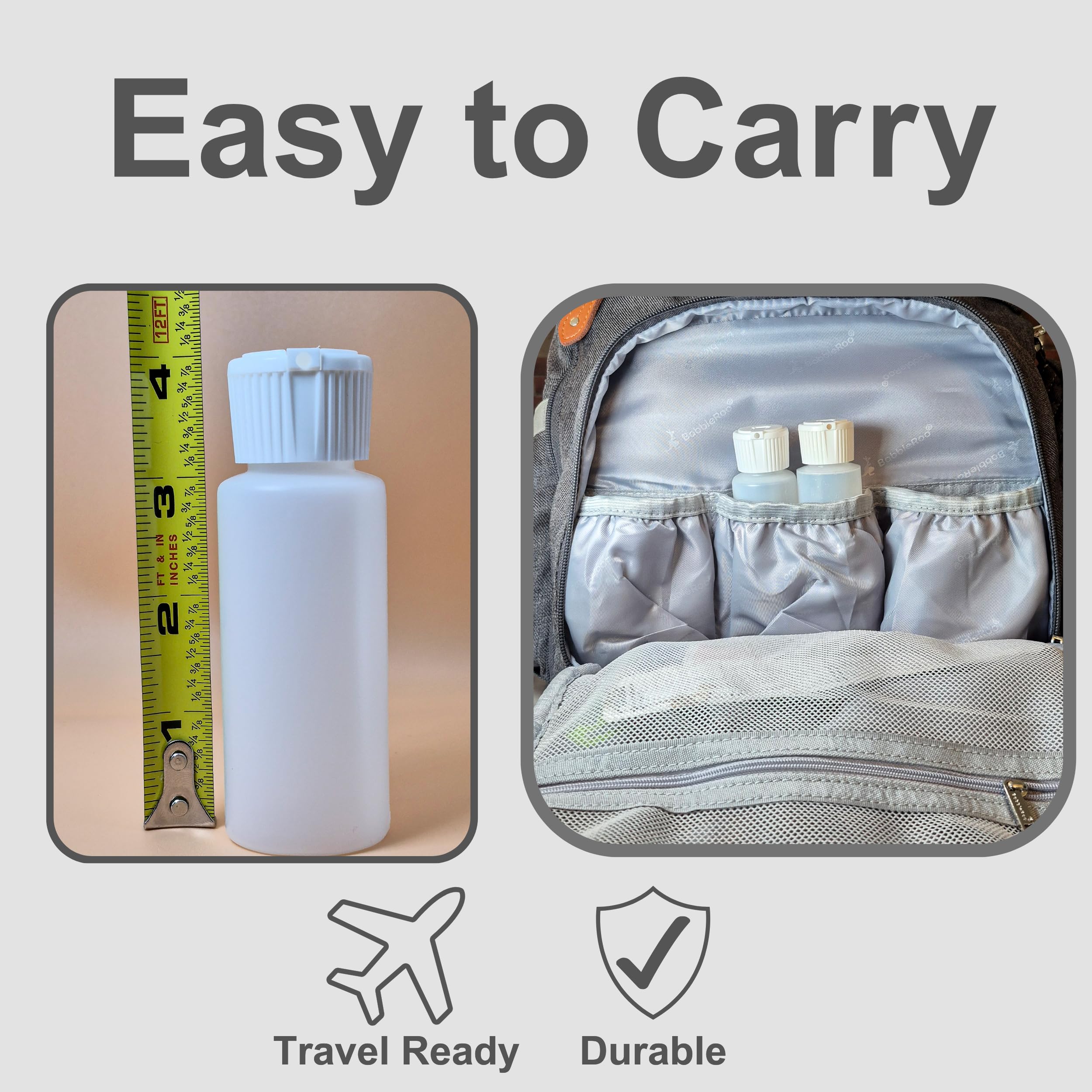 Translucent squeeze bottles FDA-compliant material ensures safe everyday use.