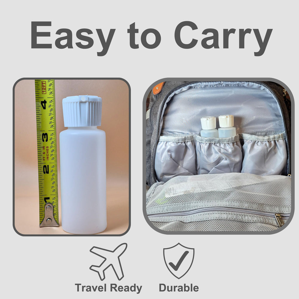 Translucent squeeze bottles FDA-compliant material ensures safe everyday use.