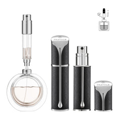 Travalo AQUA bottom-fill design for compact travel use.