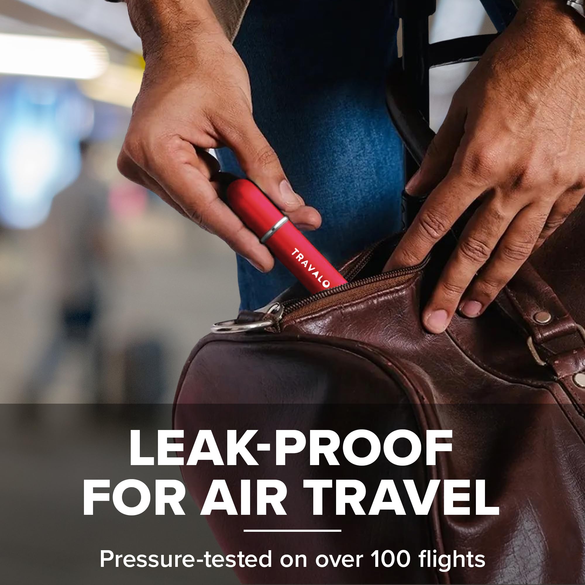 Travalo Classic HD air-travel-ready design ensures TSA-friendly carry.