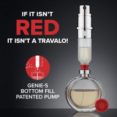 Travalo Classic HD airtight vial protects scent and prevents oxidation.