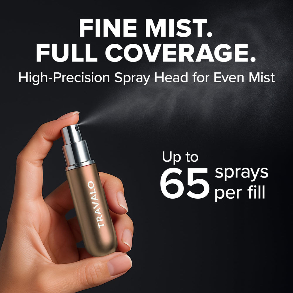 Travalo Classic HD easy-fill pump for quick fragrance transfers.