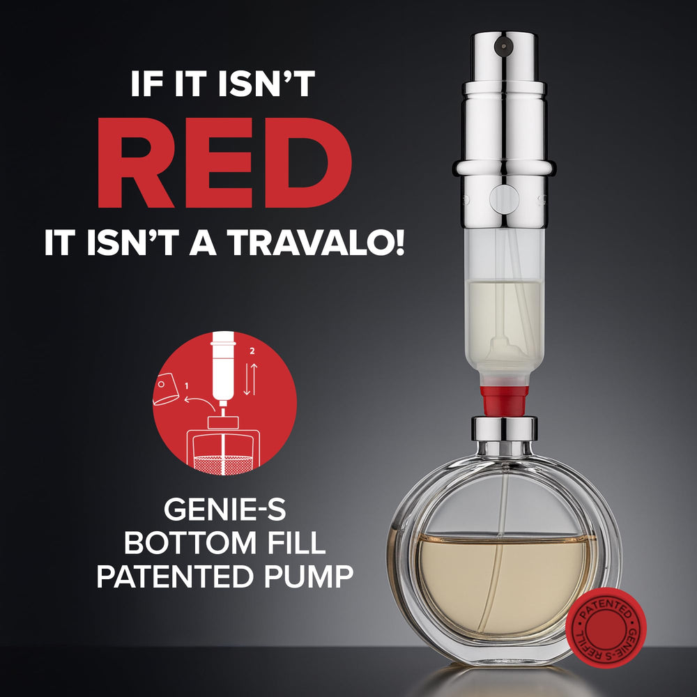 Travalo Classic HD inner vial displays easy switch between scents for versatility.