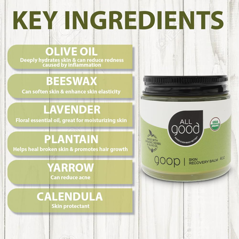 All Good Goop travel-ready balm pack in a bag for on-the-go care.