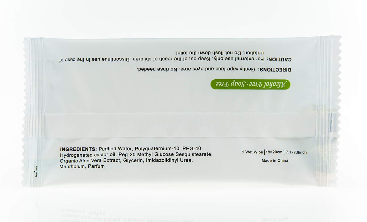 Aloe-infused Travel Well wipes ideal for sensitive skin and hydration.