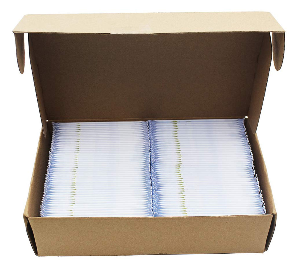 Bulk pack of 500 wipes aids hotels and long trips.