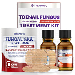 Treatonic toenail fungus treatment kit packaging for at-home nail care