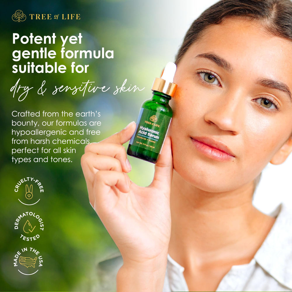 Tree of Life Beauty for dry and sensitive skin provides gentle hydration